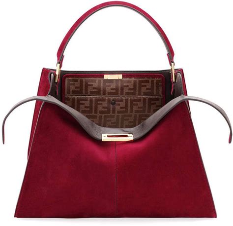 fendi peekaboo design over the years|Fendi peekaboo suede.